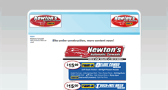 Desktop Screenshot of newtonscarwash.com