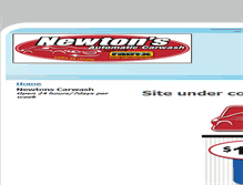 Tablet Screenshot of newtonscarwash.com